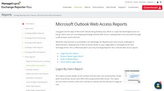 
                            4. Exchange Reporter Plus Outlook Web Access (OWA) Reports