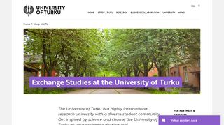 
                            11. Exchange Studies at the University of Turku | University of …