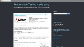 
                            5. execute ... - Performance Testing made easy: Login once