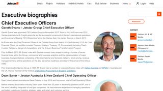 
                            7. Executive biographies - newsroom.jetstar.com