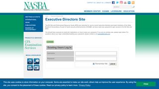 
                            7. Executive Directors Site | NASBA