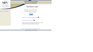 
                            4. Exemptions - Non-Registrant Login - National Futures Association