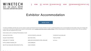 
                            9. Exhibitor Accommodation | The Australian Wine Industry Trade ...