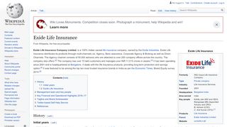 
                            9. Exide Life Insurance - Wikipedia