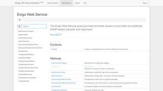 
                            7. Exigo Web Service