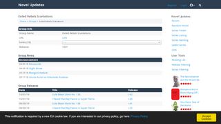
                            4. Exiled Rebels Scanlations - Novel Updates