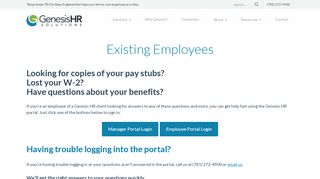 
                            7. Existing Employees - Genesis HR Solutions