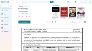 
                            7. Exit Formality | Payroll | Salary - Scribd