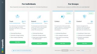 
                            8. Expensify — Pricing