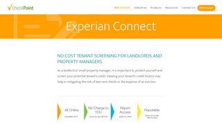 
                            11. Experian Connect - Background Screening and Credit Check