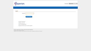 
                            9. Experian Secure Control Access - Login - MID Portal Login