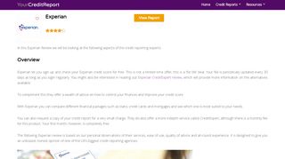 
                            9. Experian - Your Credit Report