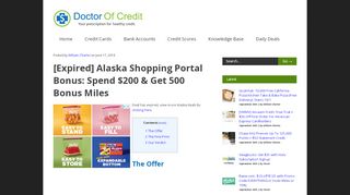 
                            6. [Expired] Alaska Shopping Portal Bonus: Spend $200 & Get 500 ...