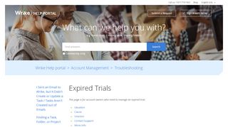 
                            5. Expired Trials – Wrike Help portal