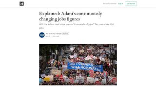 
                            9. Explained: Adani's continuously changing jobs figures - Medium