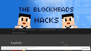 
                            5. Exploits | The Blockheads Hacks