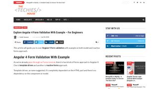
                            2. Explore Angular 4 Form Validation With Example – For Beginners