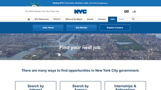 
                            1. Explore Careers | Jobs | City of New York - NYC.gov