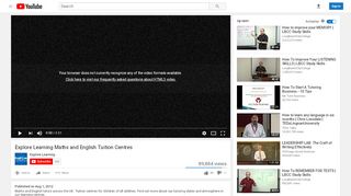 
                            8. Explore Learning Maths and English Tuition Centres - YouTube