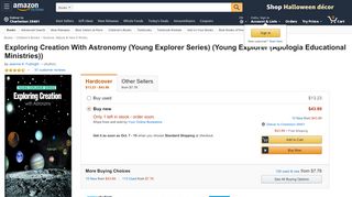 
                            7. Exploring Creation With Astronomy (Young Explorer Series) (Young ...