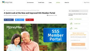 
                            3. Exploring the New SSS Member Login Portal | MoneyMax.ph