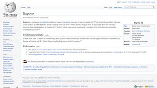 
                            4. Exporo - Wikipedia