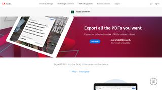 
                            6. Export PDF to Word or Excel online | Adobe Export PDF