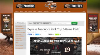 
                            7. Express Announce Kwik Trip 5-Game Pack - Eau Claire Express : Eau ...