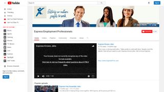
                            8. Express Employment Professionals - YouTube
