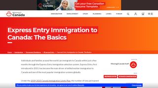 
                            11. Express Entry Canada - How to immigrate to Canada ...