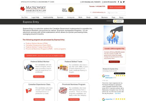 
                            9. Express Entry | Immigrate to Canada | Free Evaluation