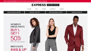 
                            7. Express Factory Outlet | Shop Men's and Women's Clothing ...