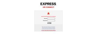 
                            3. Express, Inc. - Oracle PeopleSoft Sign-in