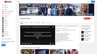 
                            8. Expresso Show - YouTube