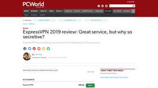 
                            2. ExpressVPN 2019 review: Great service, but why so secretive ...