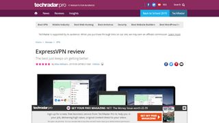 
                            3. ExpressVPN review | TechRadar