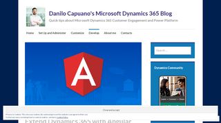 
                            9. Extend Dynamics 365 with Angular – Danilo Capuano's Microsoft ...