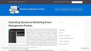 
                            3. Extending Dynamics Marketing Event Management Portals ...