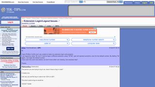 
                            5. Extension Login/Logout Issues - Avaya: IP Office - Tek-Tips