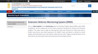 
                            7. Extension Reforms Monitoring System (ERMS) | State ...