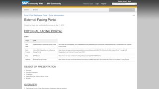 
                            2. External Facing Portal - Portal - SCN Wiki