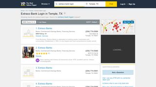
                            9. Extraco Bank Login in Temple, TX with Reviews - YP.com