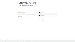 
                            3. Extranet - AutoVision - Der Personaldienstleister GmbH & …