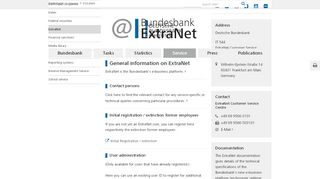 
                            1. ExtraNet | Deutsche Bundesbank