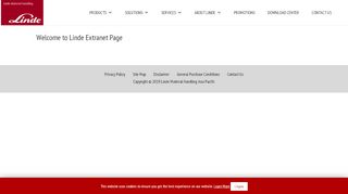 
                            7. Extranet Login - Linde Material Handling Asia Pacific