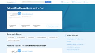 
                            5. Extranet Ras Unicredit at top.accessify.com