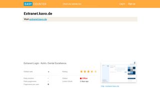 
                            6. Extranet.kavo.de: Extranet Login - KaVo. Dental Excellence.