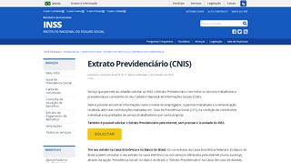 
                            3. Extrato Previdenciário (CNIS) – INSS