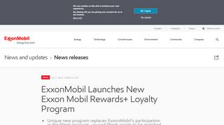 
                            7. ExxonMobil Launches New Exxon Mobil Rewards+ …