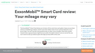 
                            9. ExxonMobil Smart Card Review | Credit Karma